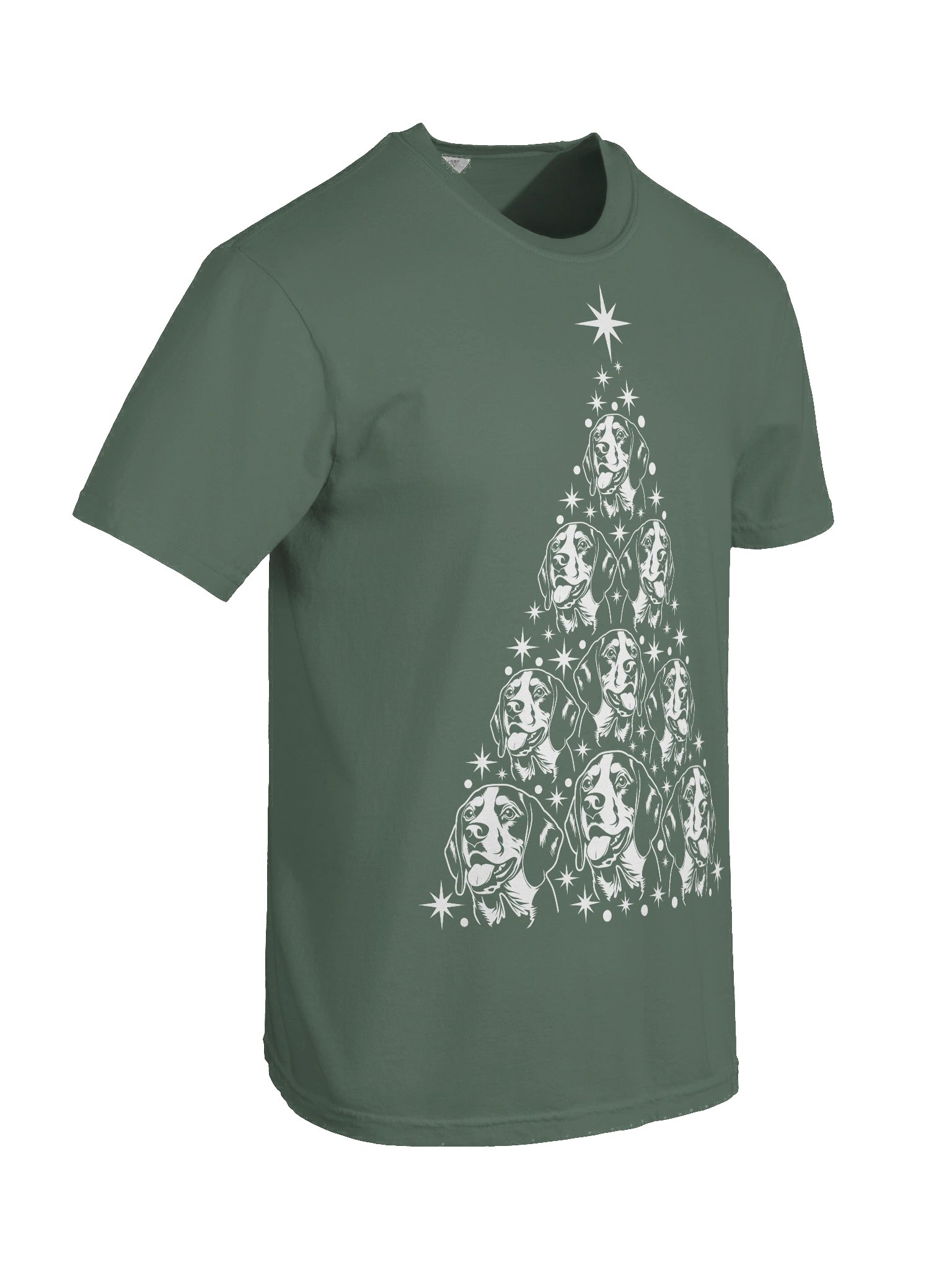 Beagle Christmas Tree T-Shirt product image (10)