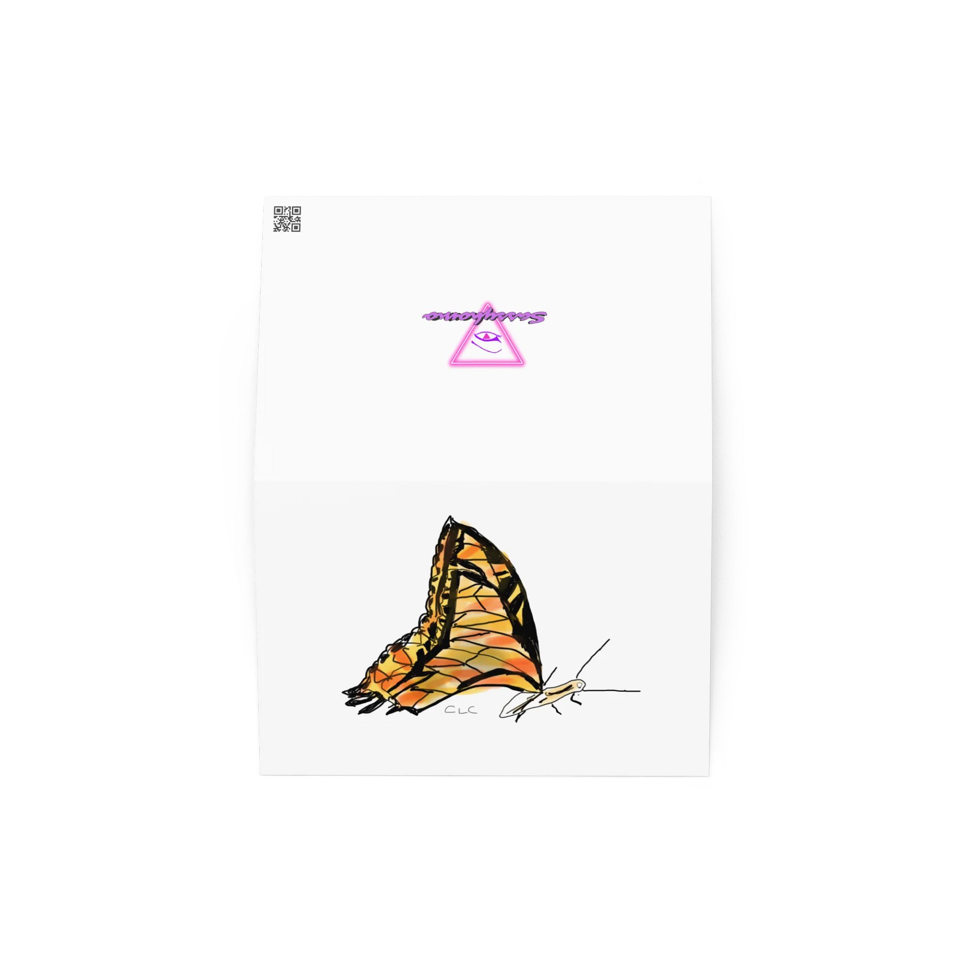 Vibrant Butterfly Dreams Greeting Card product image (4)