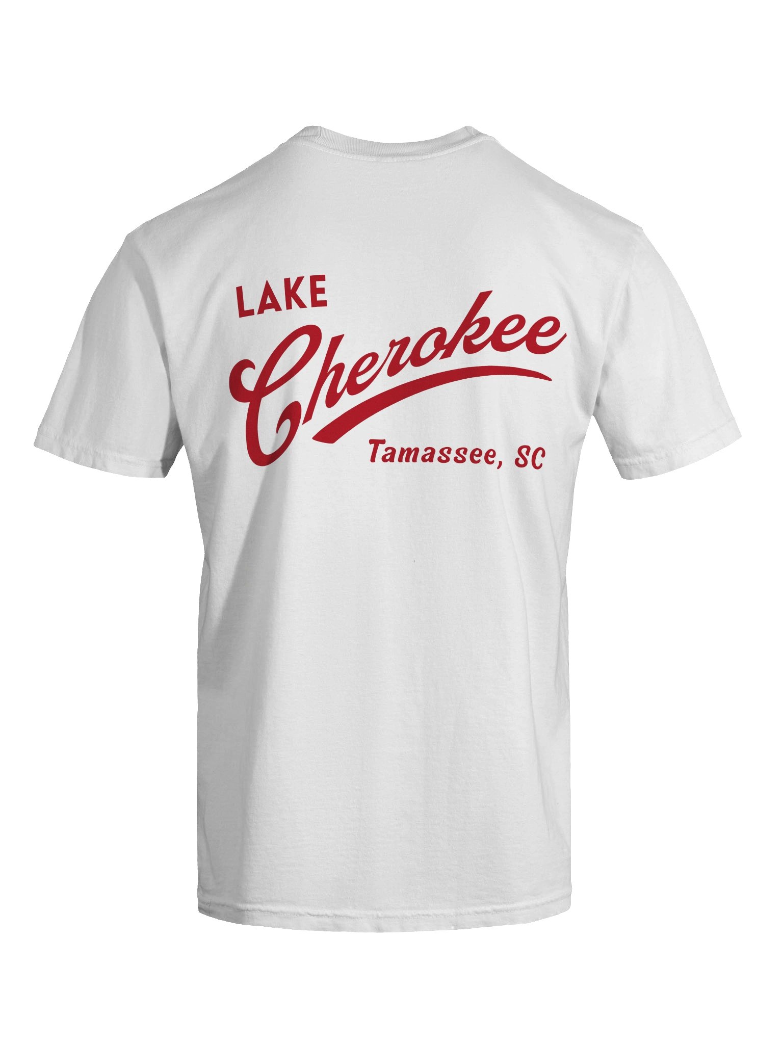 Lake Cherokee Swoosh Tee Red product image (7)
