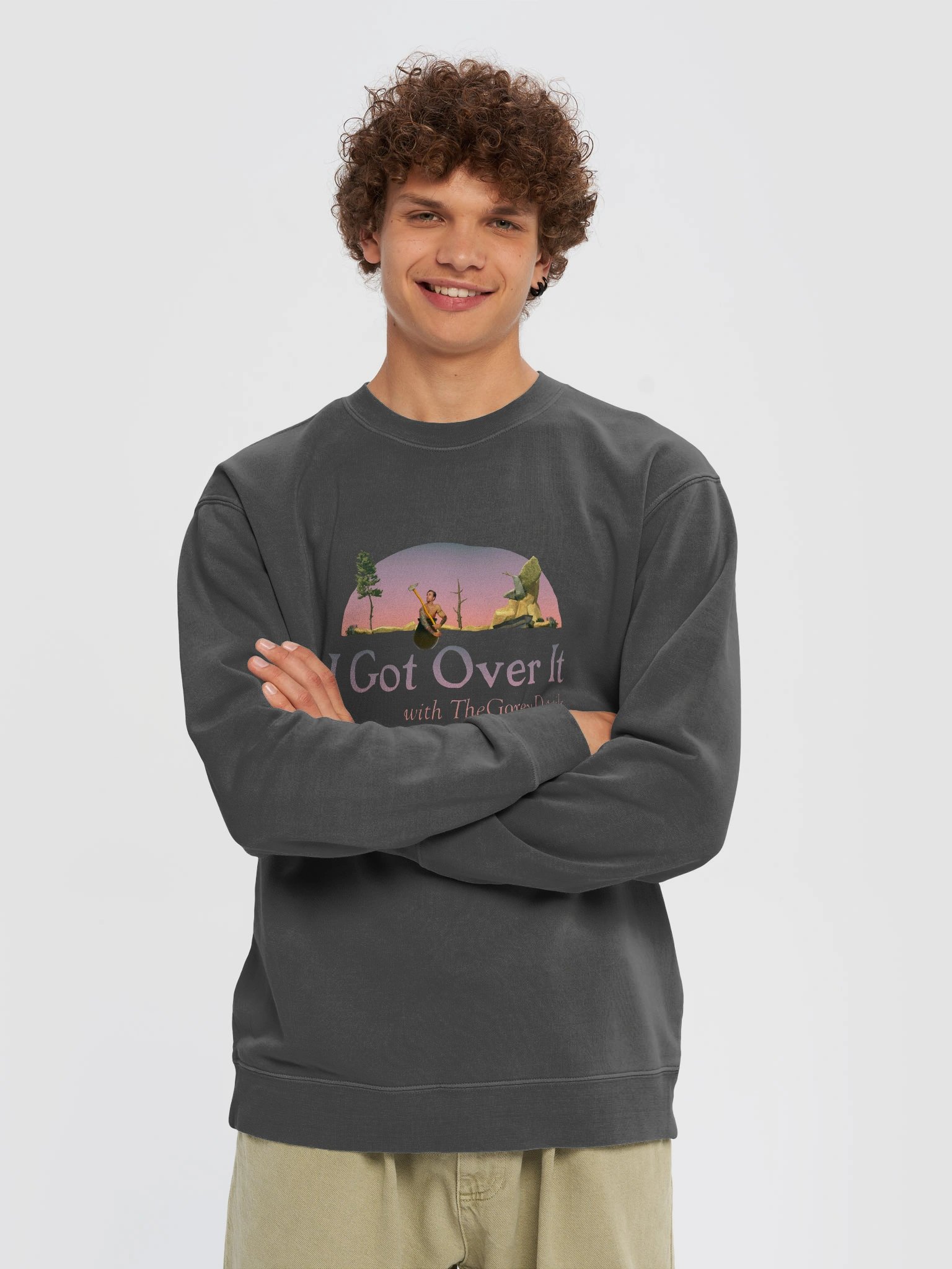 I Got Over It - Independent Trading Co. Unisex Midweight Pigment Dyed Sweatshirt product image (47)