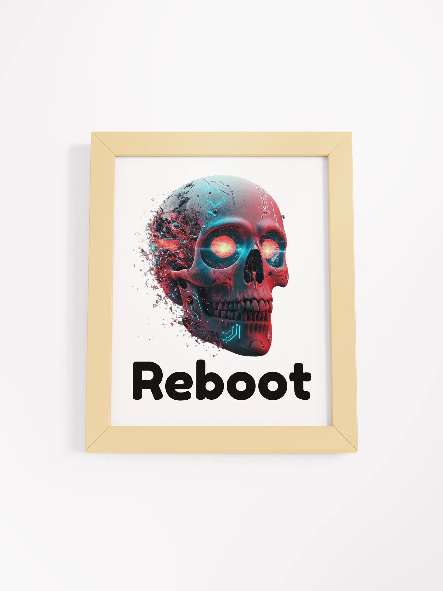 Reboot Skull Glow Poster product image (3)