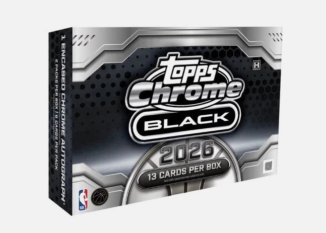 Youtube Break: 2025-26 Topps Chrome Black Basketball 8 BOX HOBBY BREAK product image (1)