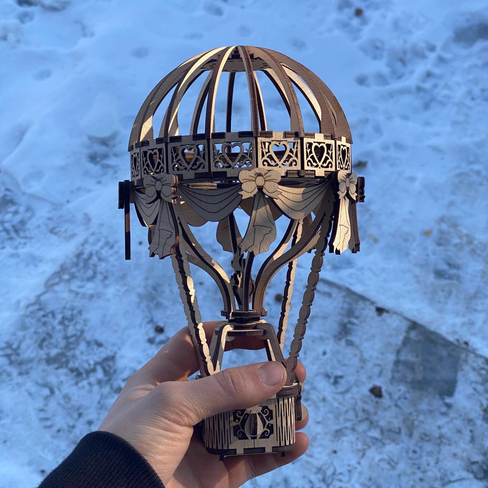 Laser Cut Decorative Lantern | SVG, DXF, AI, CDR & LBRN Files product image (5)