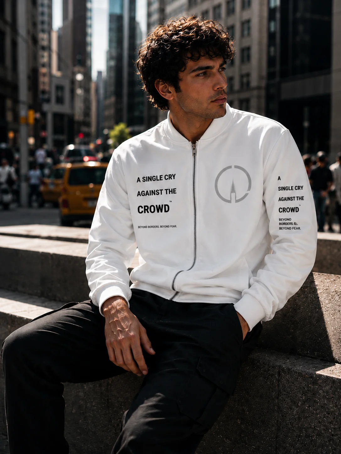 A Single Cry Against the Crowd™ Hero Bomber Jacket product image (9)