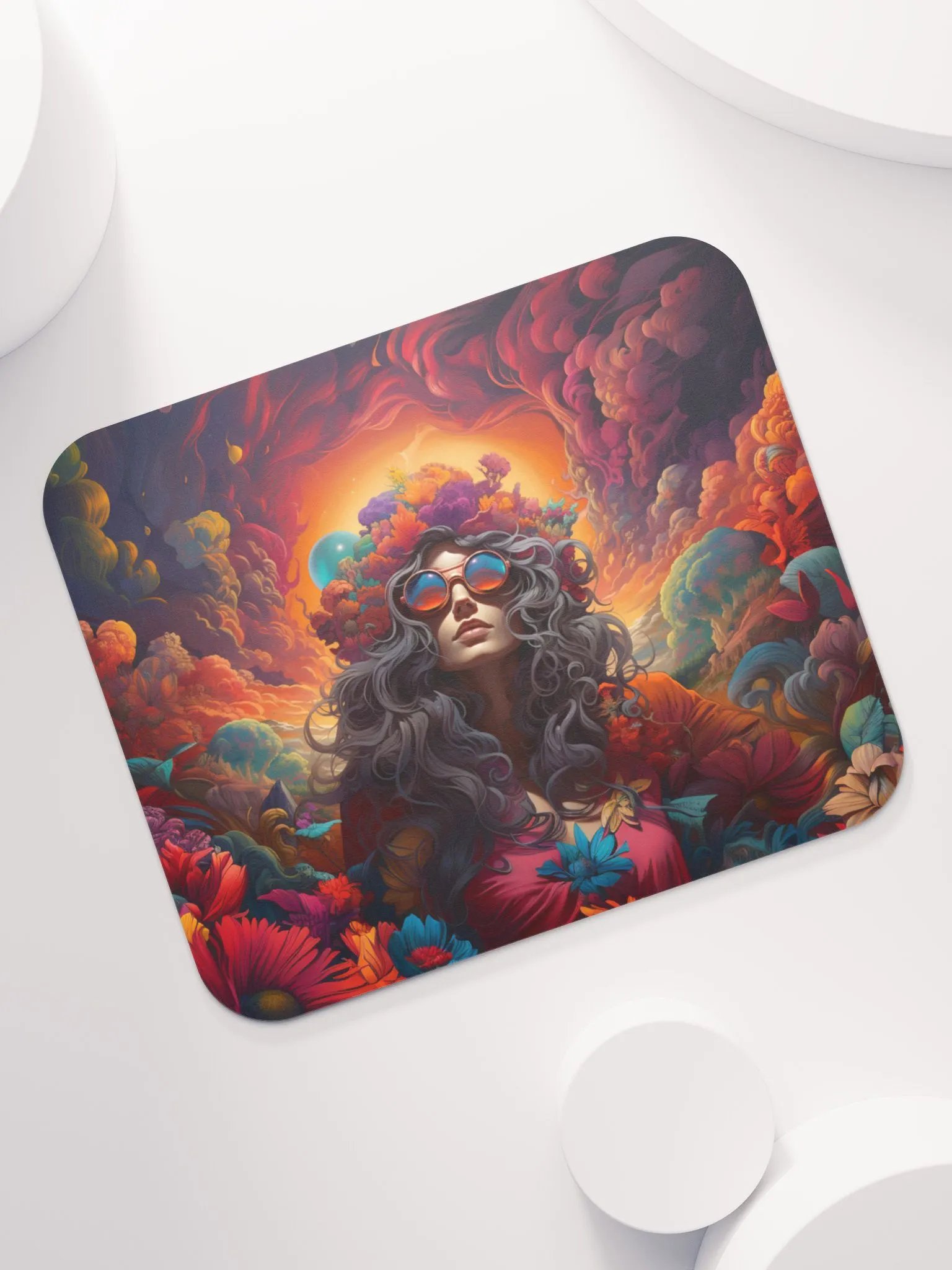 Psychedelic Sunset Mouse Pad product image (7)