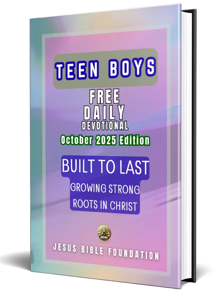 Teen Boys Free Daily Devotional October 2025 Edition Built to Last: Growing Strong Roots in Christ product image (1)