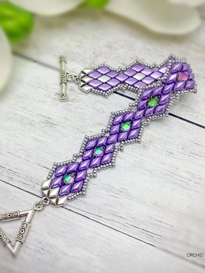 Backlit GemDuo Bracelet - Purple product image (1)