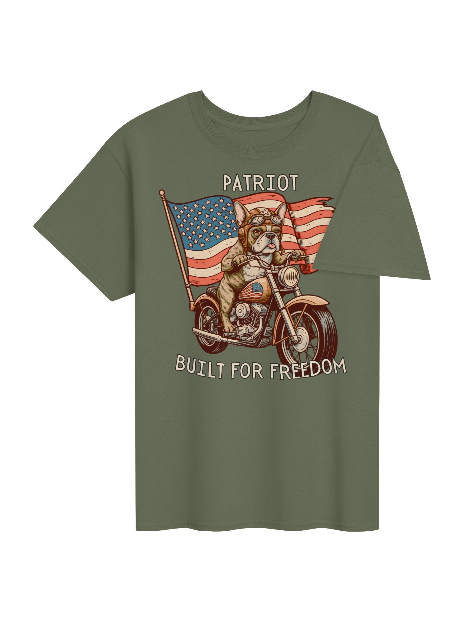 Patriot Bulldog Motorcycle Tee product image (26)
