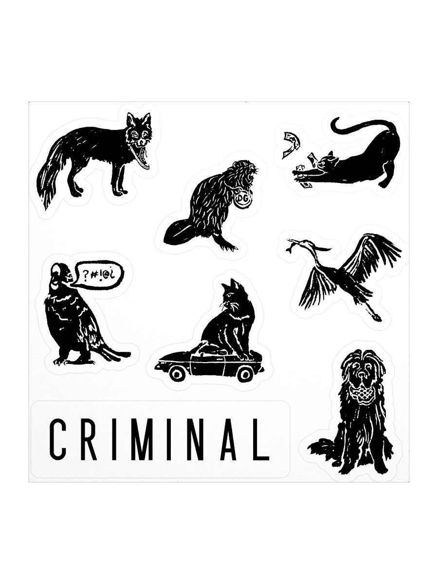 Animals Really Going For It Stickers product image (1)