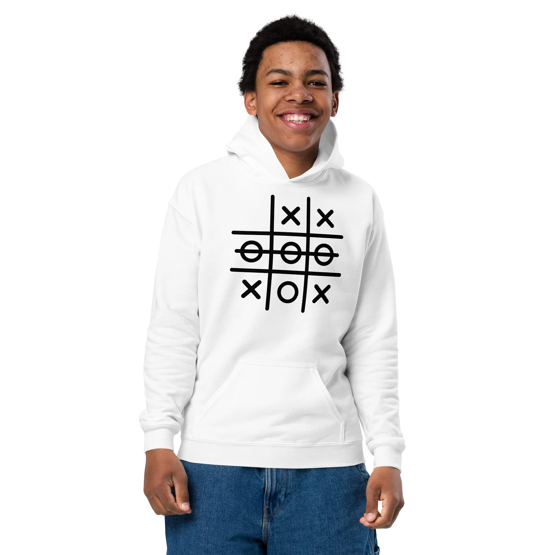 Tic-Tac-Toe Kids Hoodie product image (1)