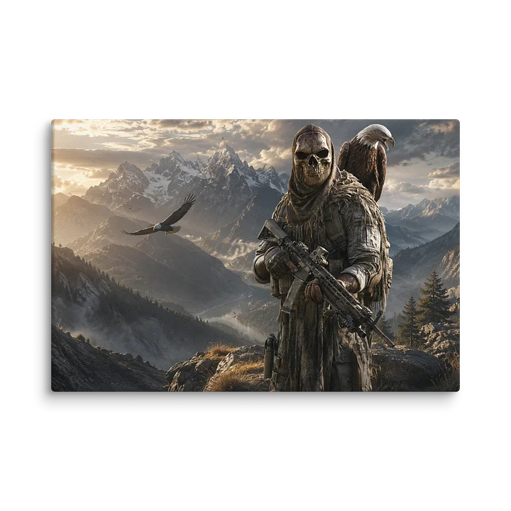 Above the Noise — MSE Skull Soldier Wall Art product image (2)
