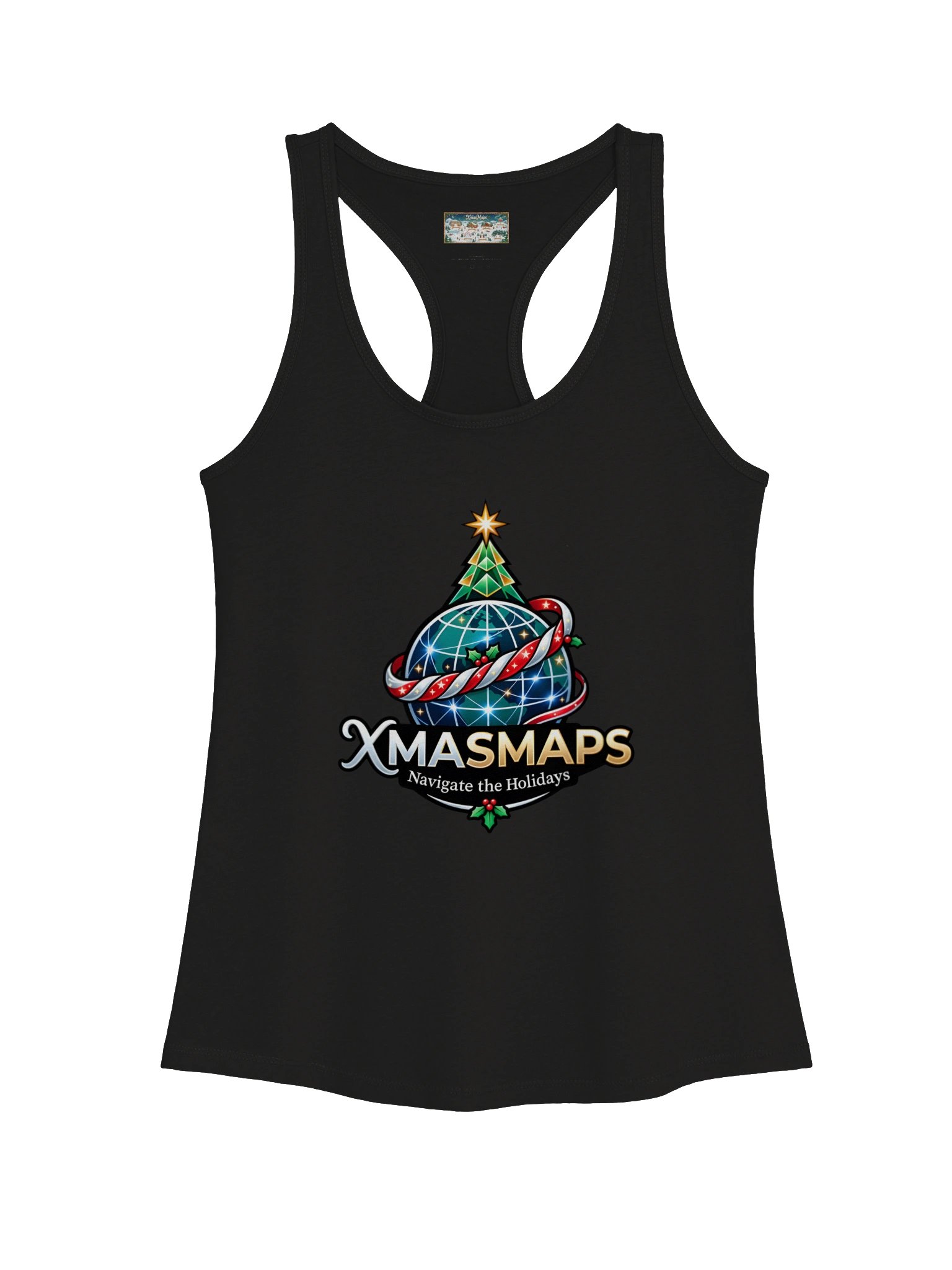 XmasMaps Women's Racerback Tank Top product image (5)