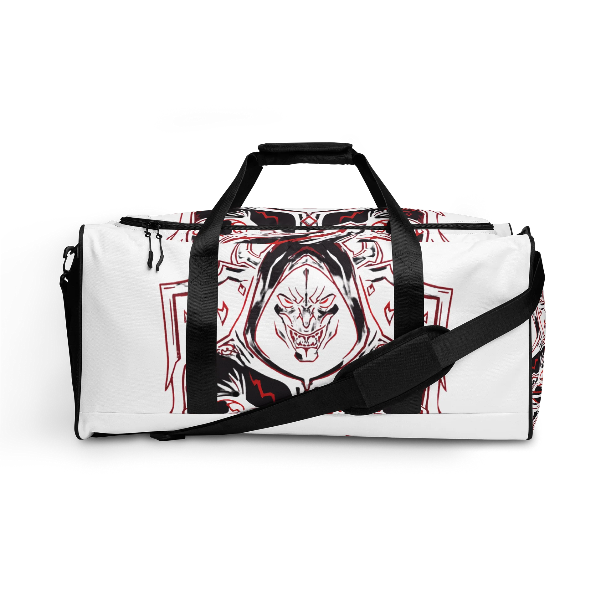 Dreadshield Duffle: Horned Hooded Creature Print product image (1)