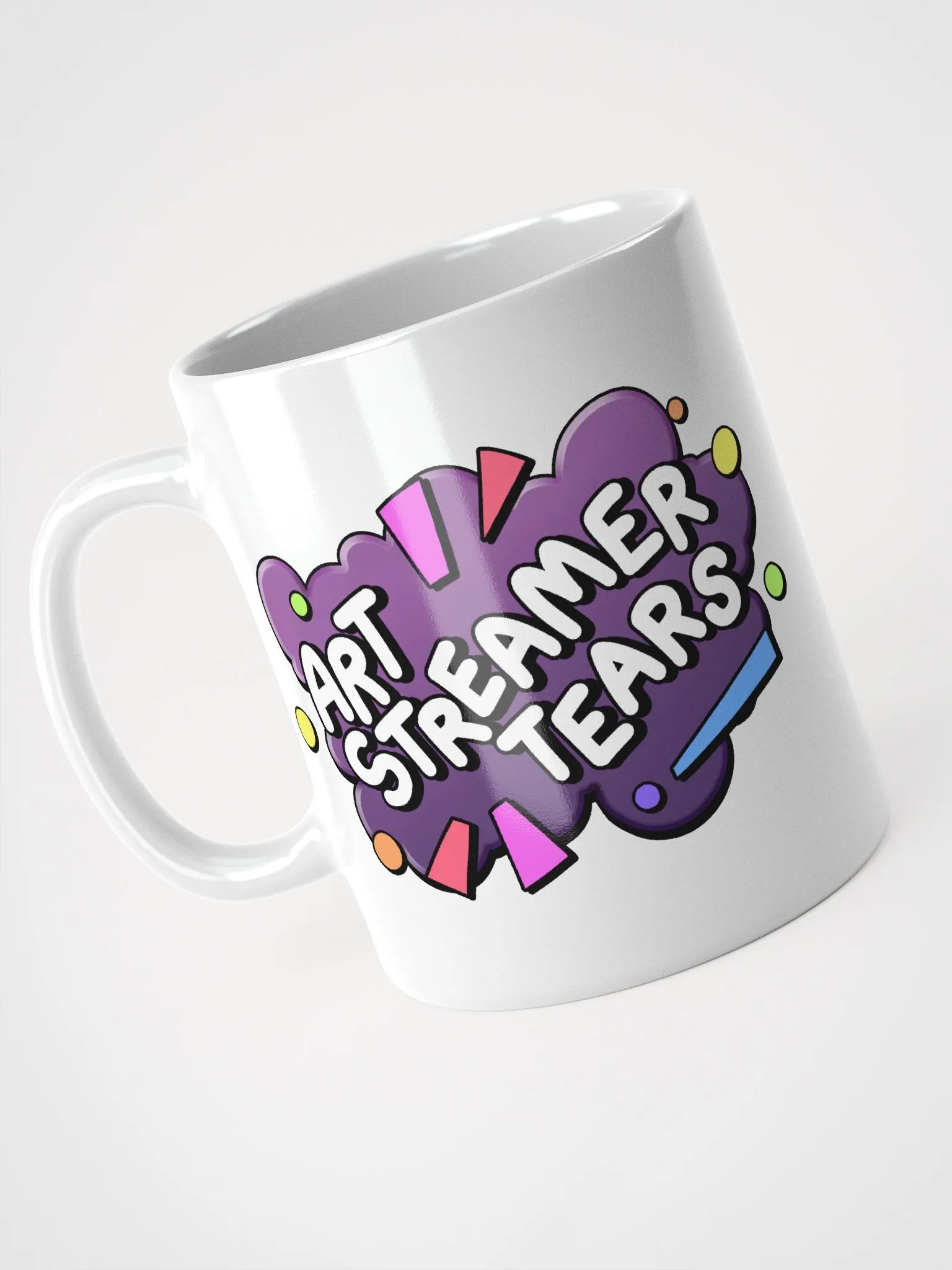 Art Streamer Tears Mug - White product image (2)
