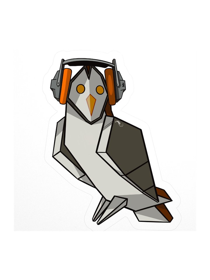 The Beats Owl — Kiss-Cut Sticker product image (1)