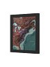 The American Revolution - 1776 - Framed Map