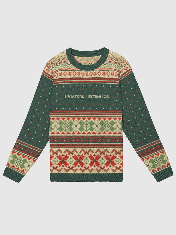 HABITUAL INSTIGATOR (holiday sweater 1) knitwear classic cut crewneck product image (3)