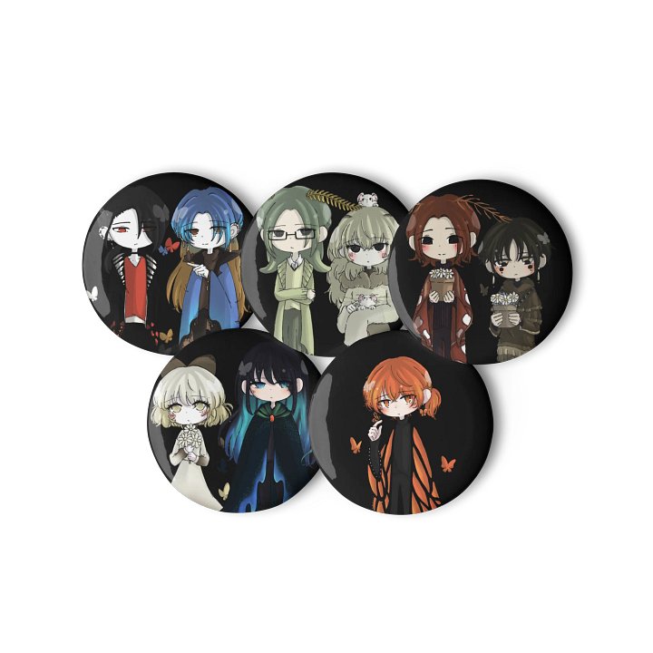 Butterfly and Moth Pin Badges product image (1)