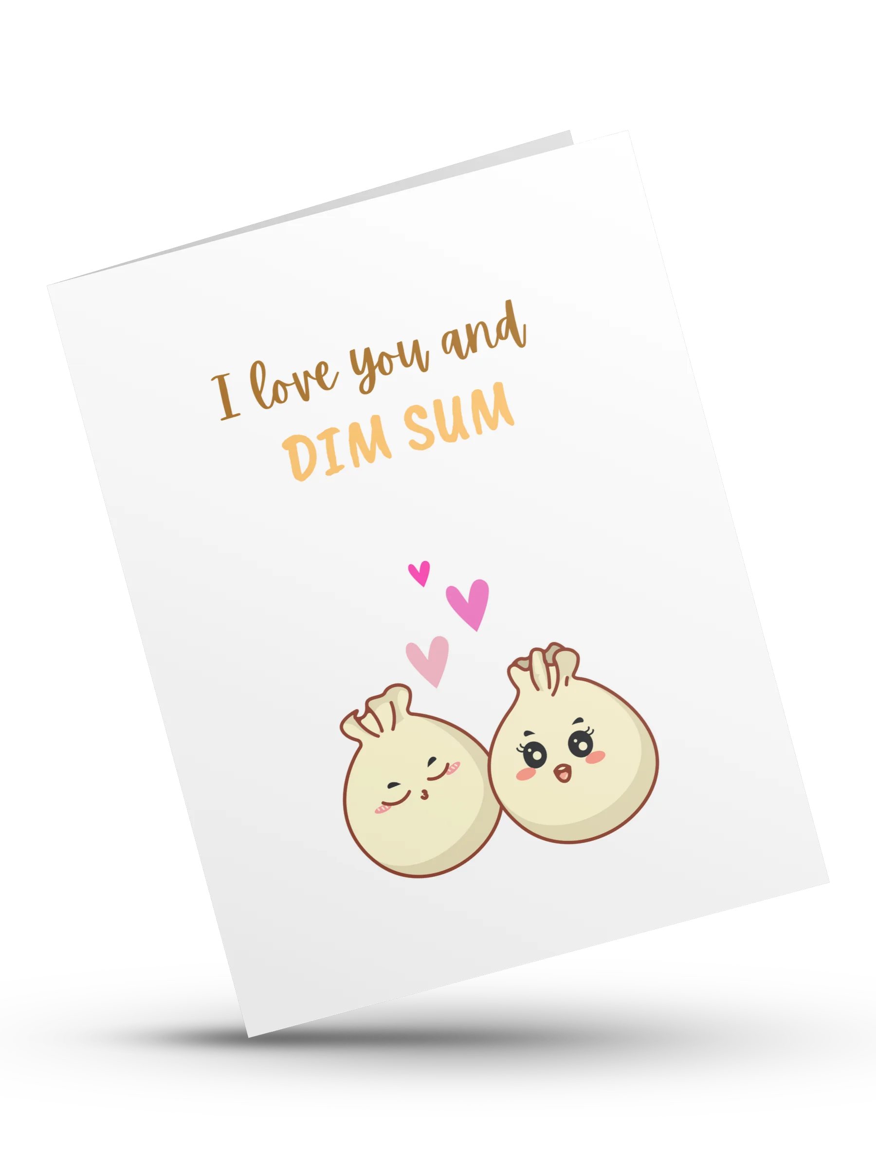 I love you and DIM SUM- Digital Instant Download product image (1)