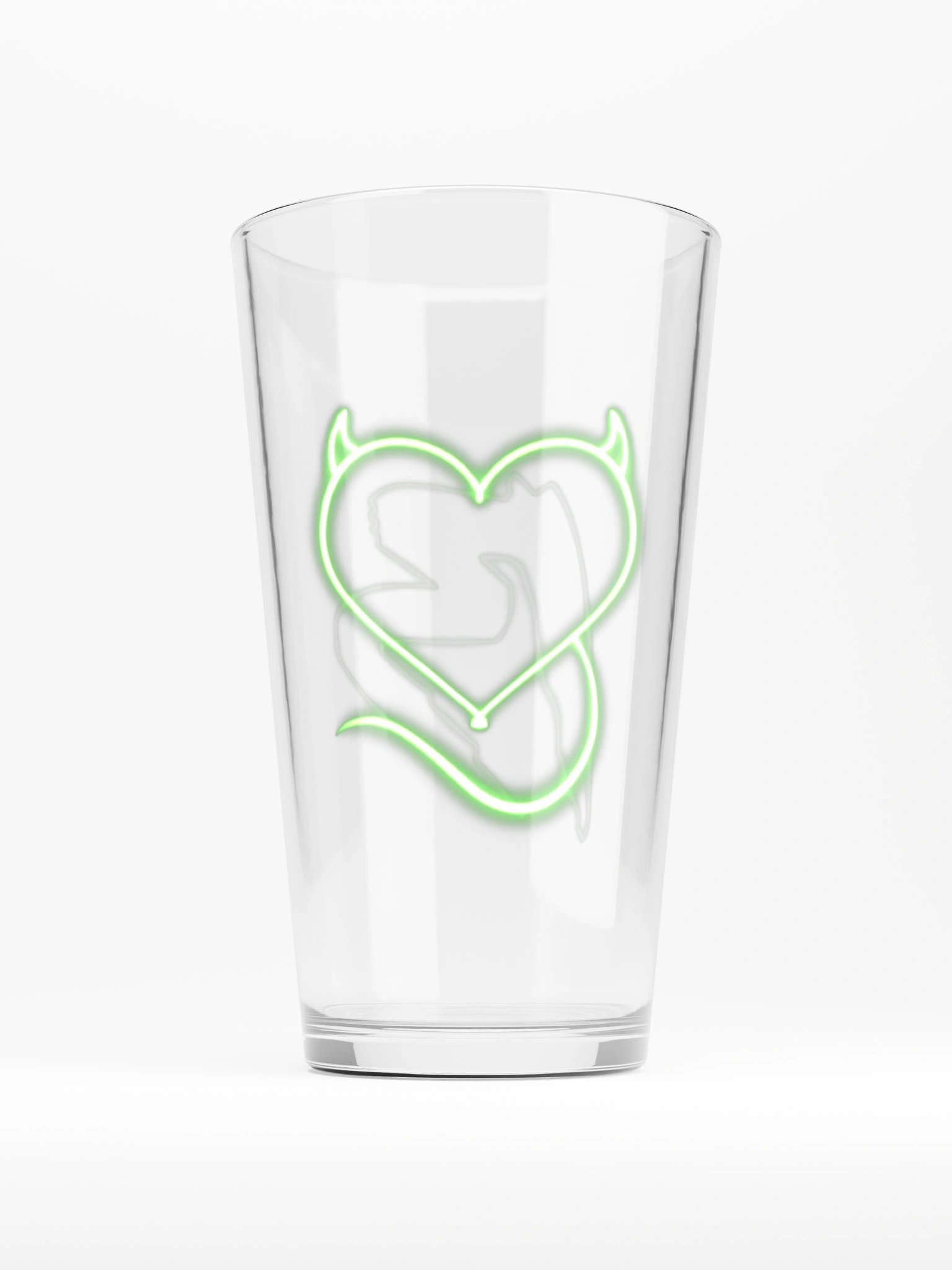 Electric Sin Heart Pint Glass product image (2)