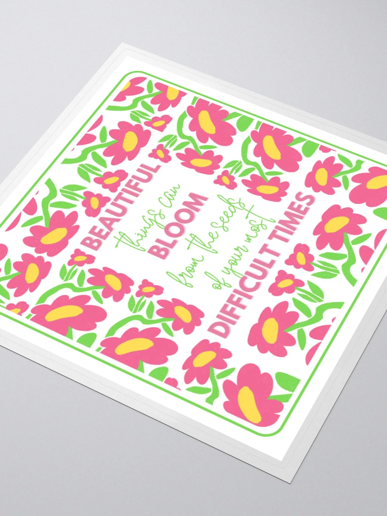 Bloom Inspirational Quote Stickers product image (9)