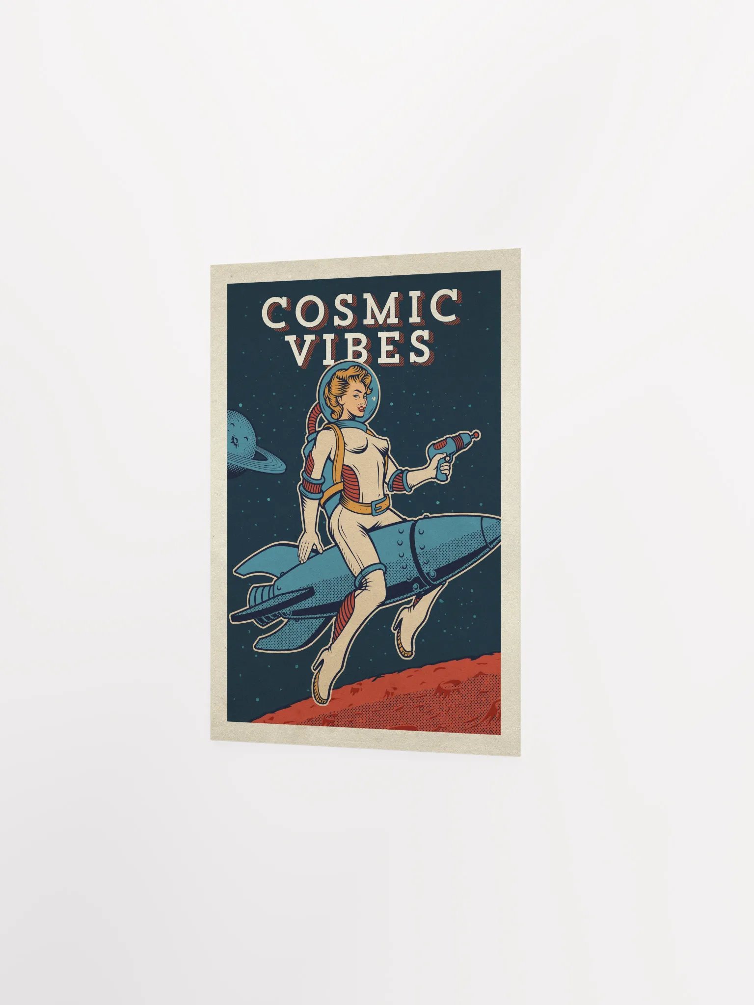Female cosmic vibes — Vintage space poster product image (7)