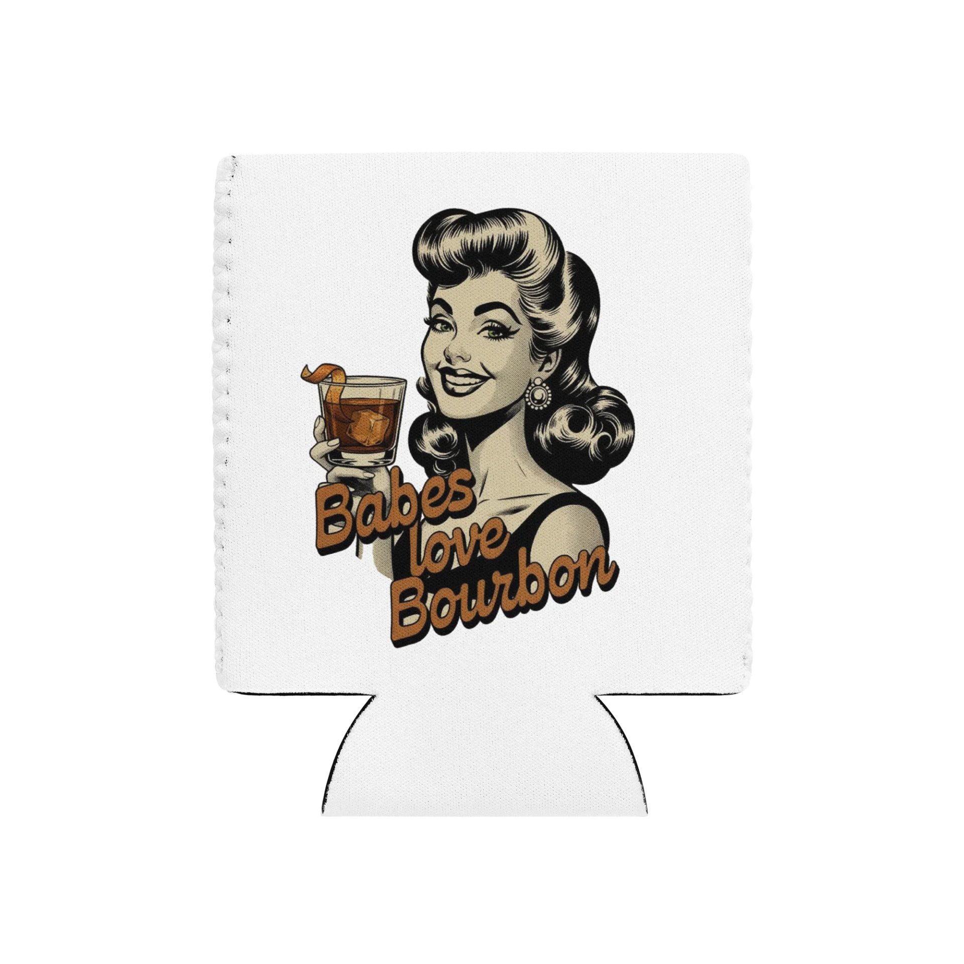 Babes Love Bourbon Coozie Can Cooler product image (10)