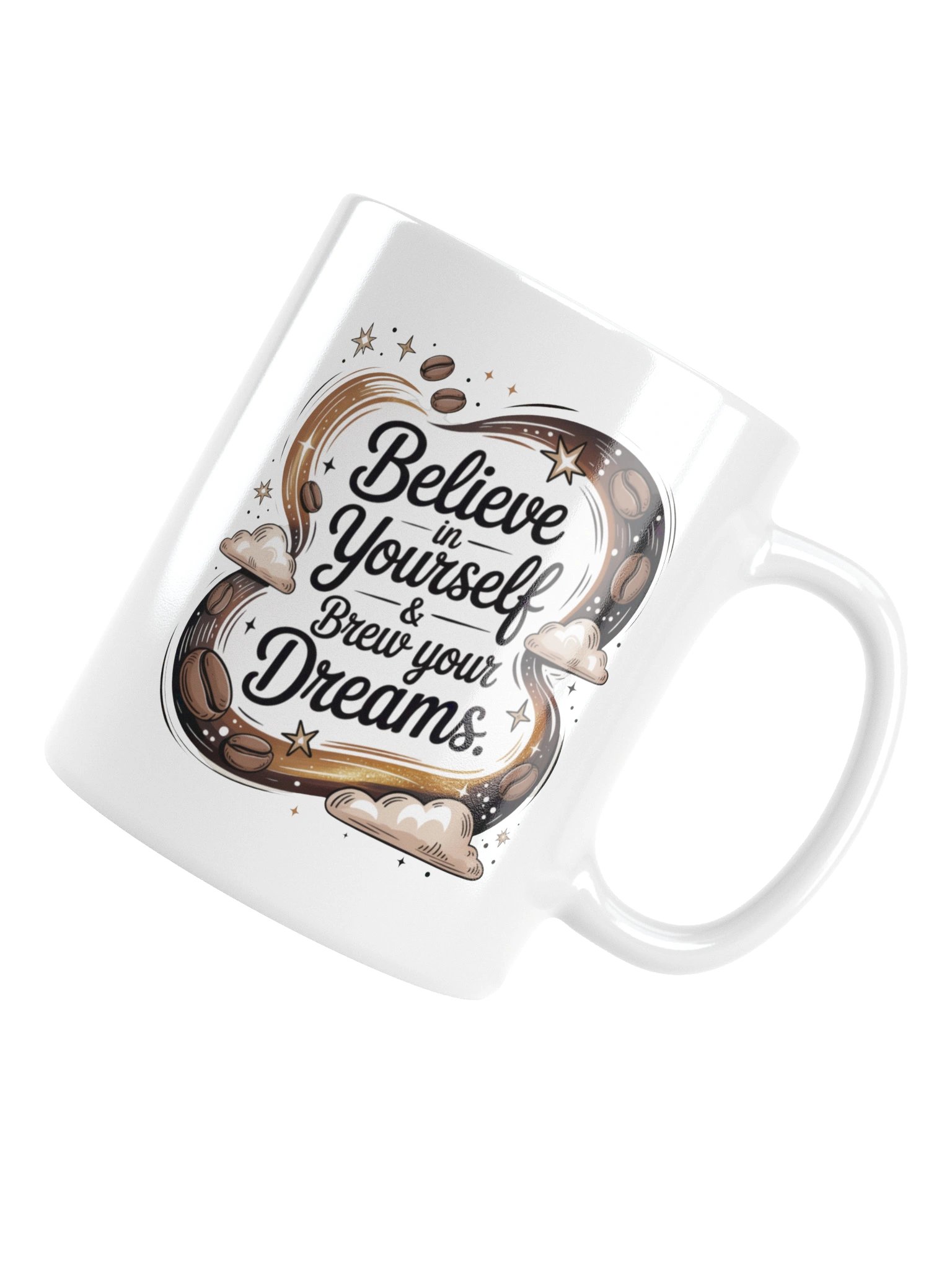 Believe in Yourself & Brew Your Dreams Coffee Mug product image (6)
