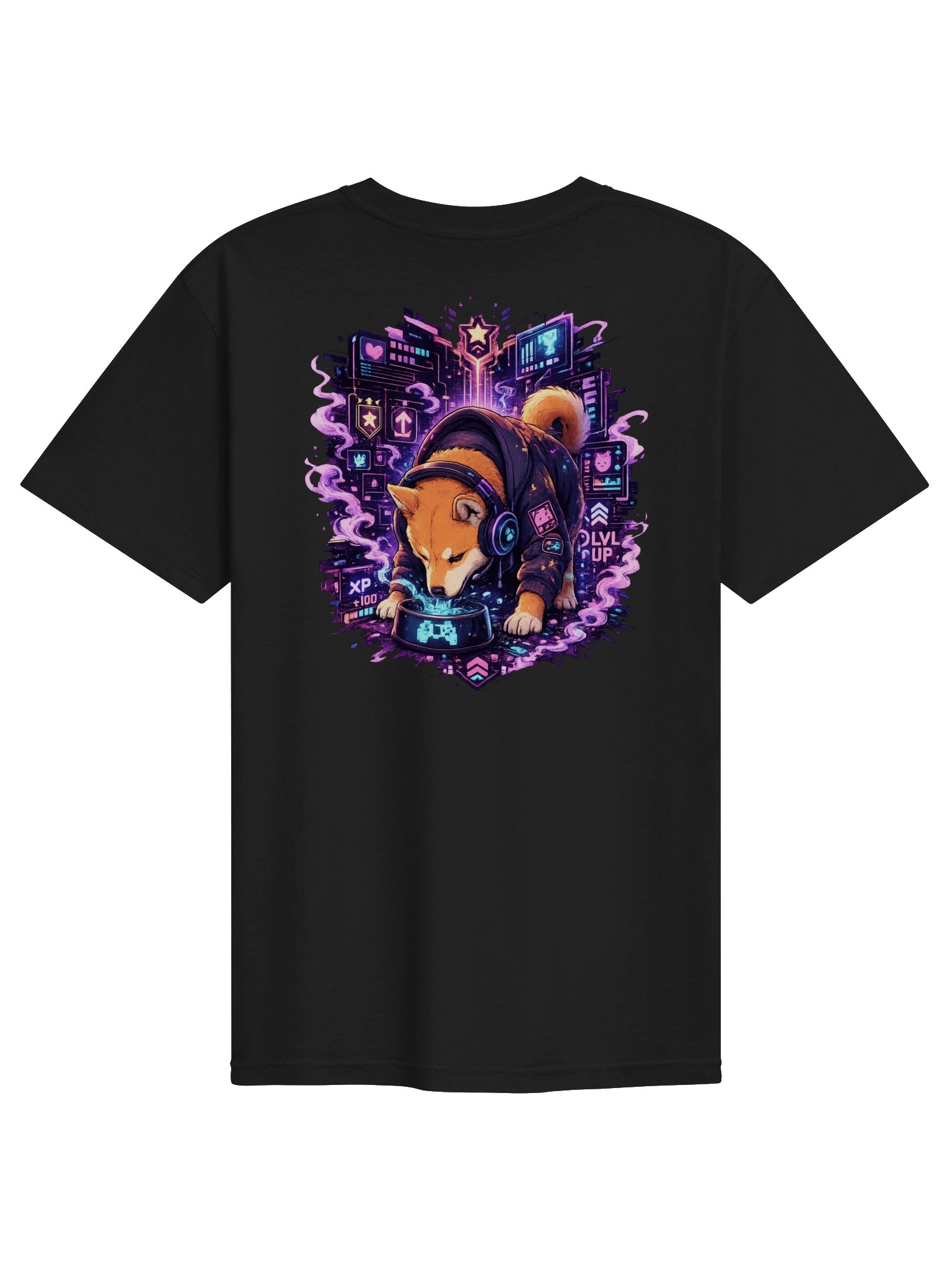 Comfort Colors Garment-Dyed Heavyweight T-Shirt - Level Up: Shiba Inu Gamer product image (1)