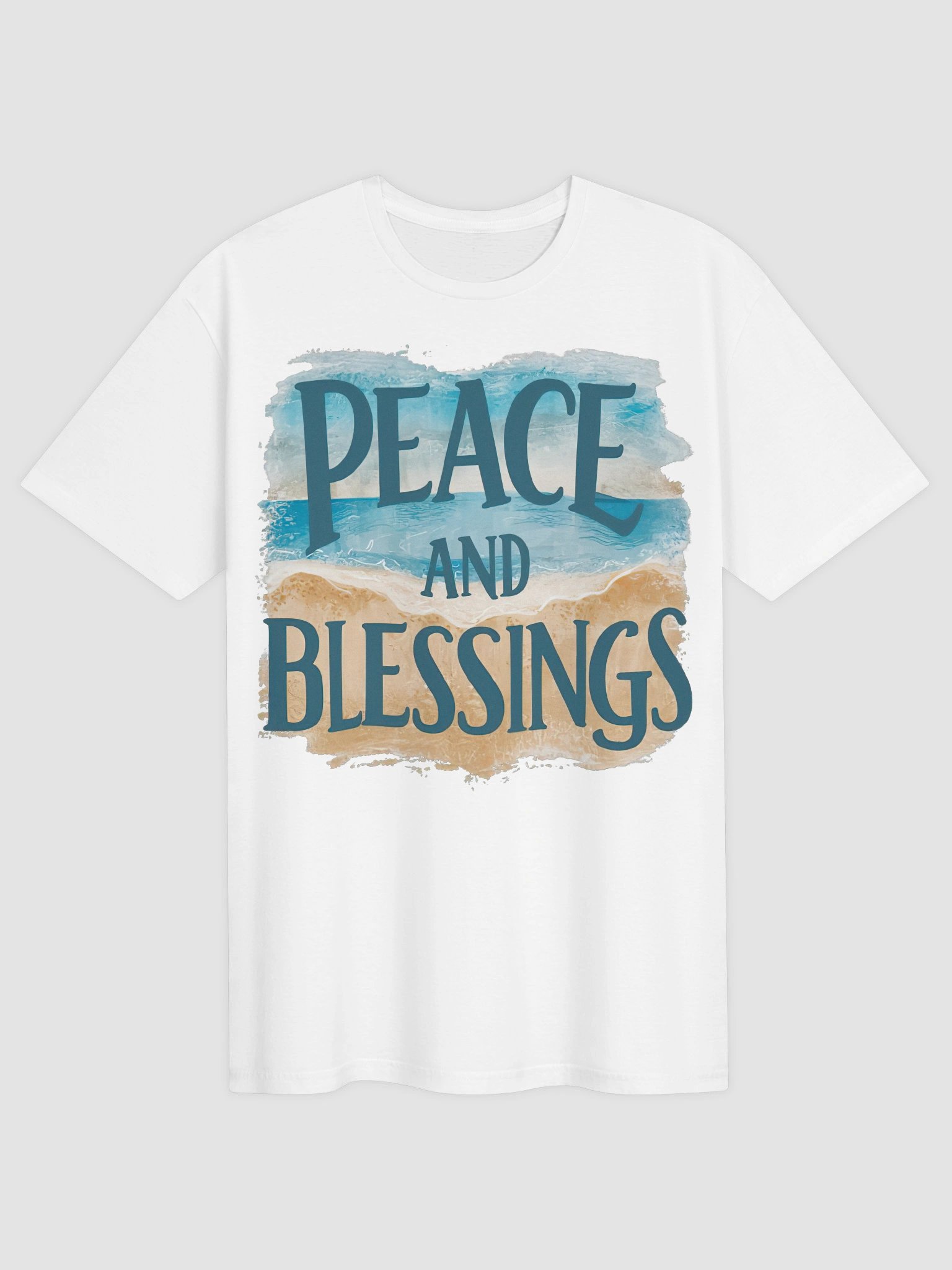 Peace and Blessings T-Shirt | Islamic Assalamu Alaikum Tee | Minimalist Muslim Faith Apparel product image (2)