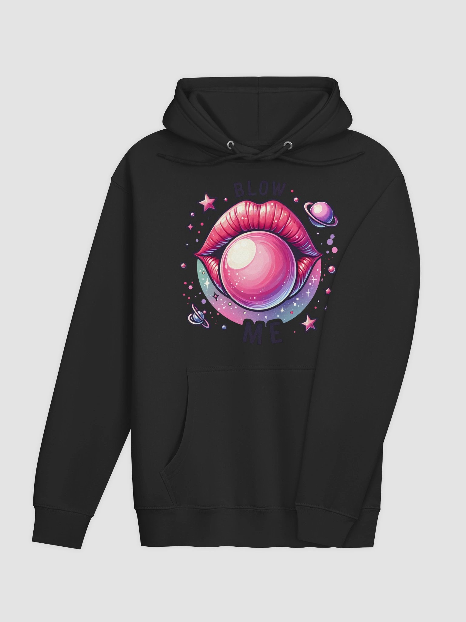 Cosmic Lips Blowing Bubble Hoodie product image (29)