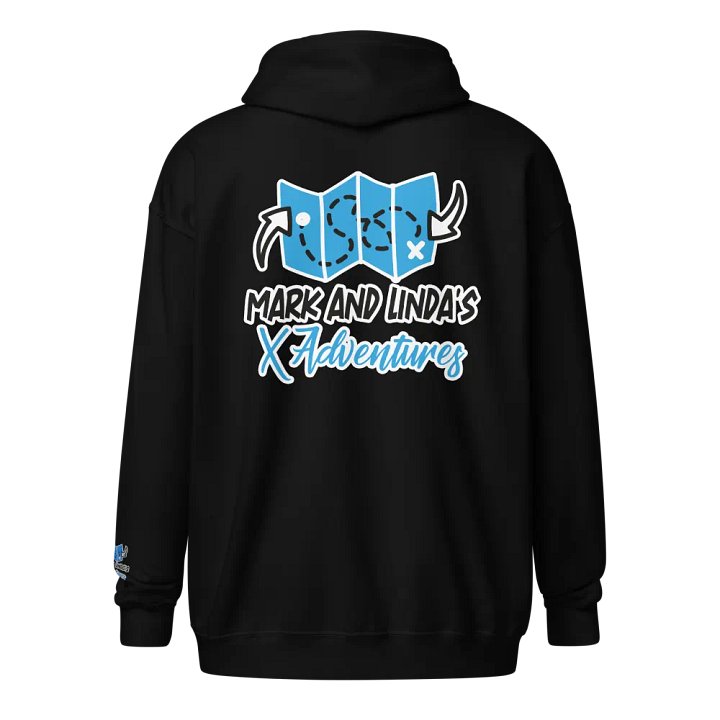 Xplorer's Path Premium Unisex Zip Hoodie Back Design product image (1)
