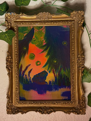 swamp keeper~ my lil painting c: