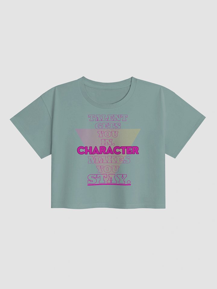 Talent & Character eight22 Beige Sans-Serif Crop Top product image (4)