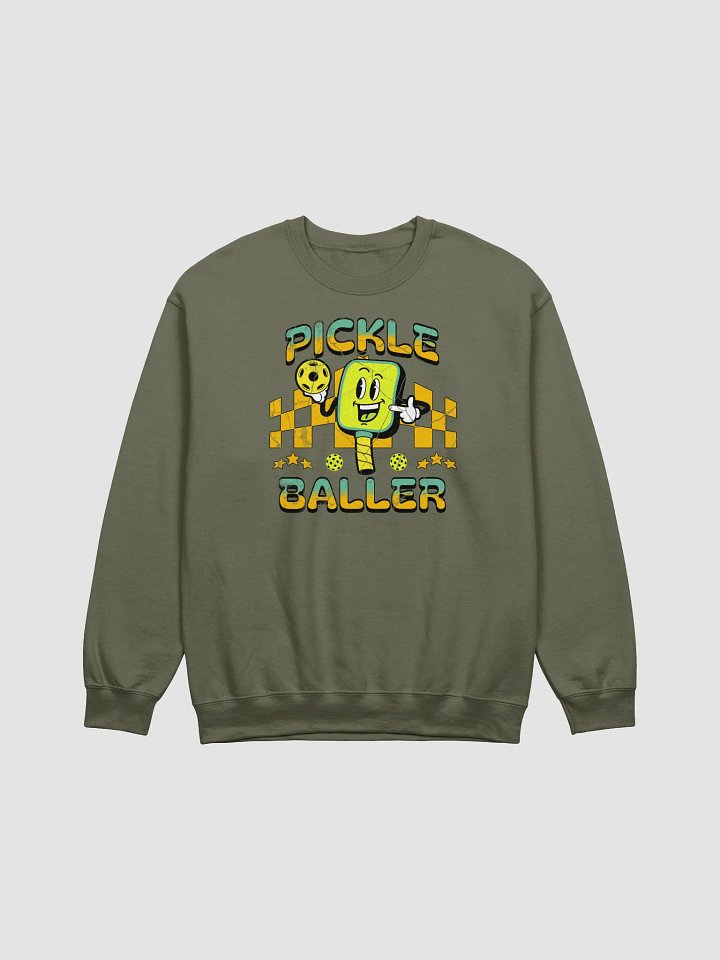Pickle Baller Pickleball Fun Crewneck Sweatshirt product image (1)
