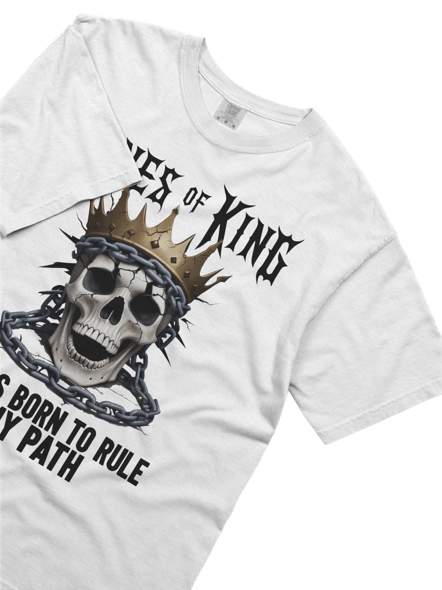 Bones of a King – I Was Born to Rule My Path Relaxed T-shirt product image (135)