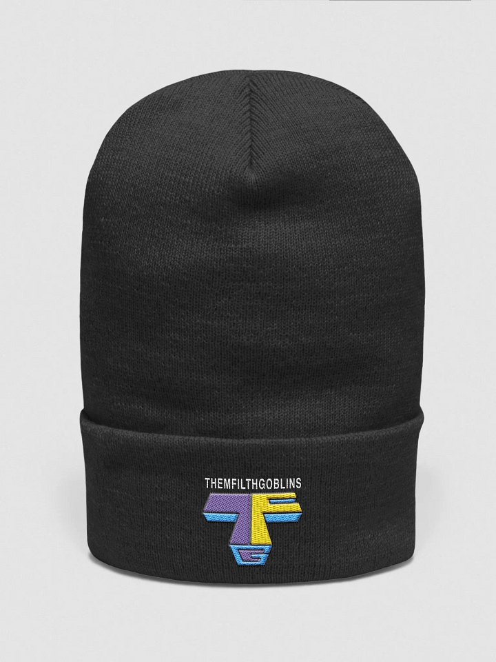 TFG-THEMFILTHGOBLINS Emblem-Cuffed Beanie product image (1)