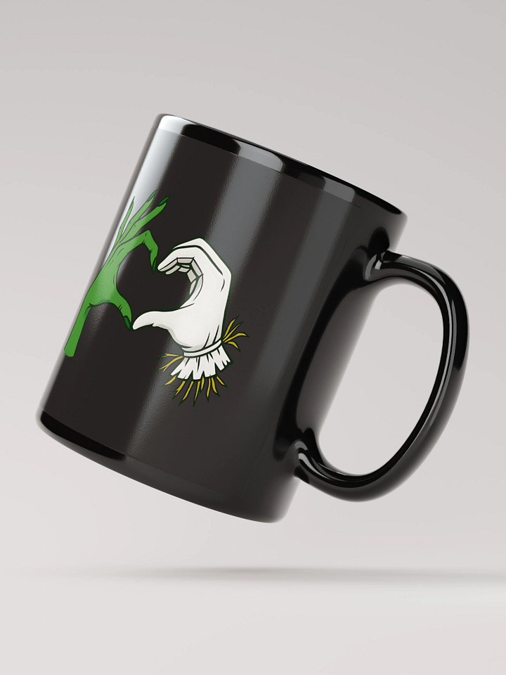 Black Glossy Wicked Mug – Fiyeraba Heart Hands – Oz Romance Fan Mug product image (2)