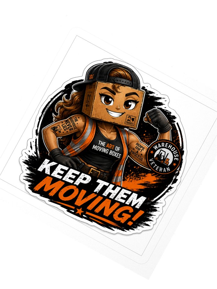 Roxy "Keep Them Moving" 3" x 3" Sticker product image (3)