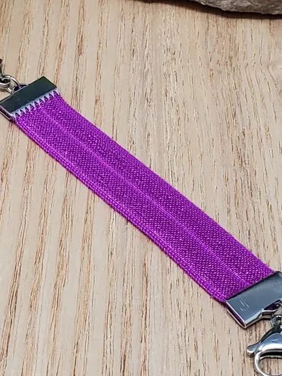 Lilac Elastic Bracelet | Handmade Accessory for Bellabeat Leaf Urban & Ivy product image (2)