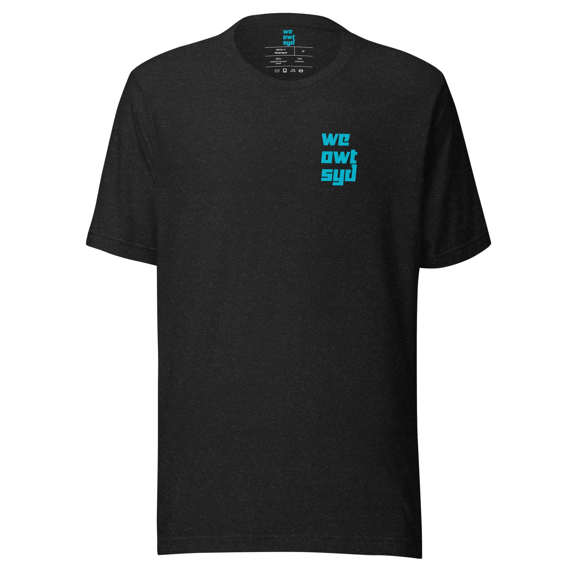 WeOwtsyd Premium T-Shirt - Chest Logo - Black Teal product image (1)