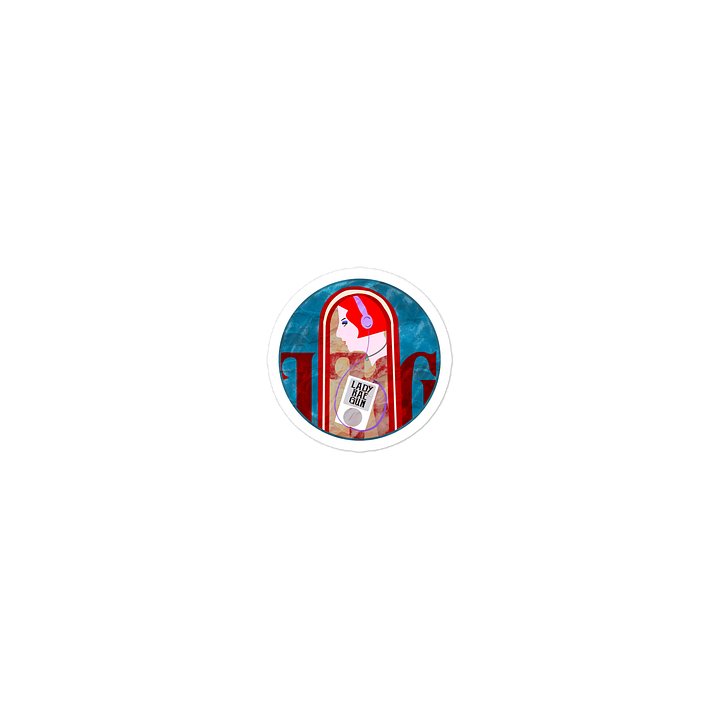 Lady Rae Gun Nouveau Sticker product image (1)