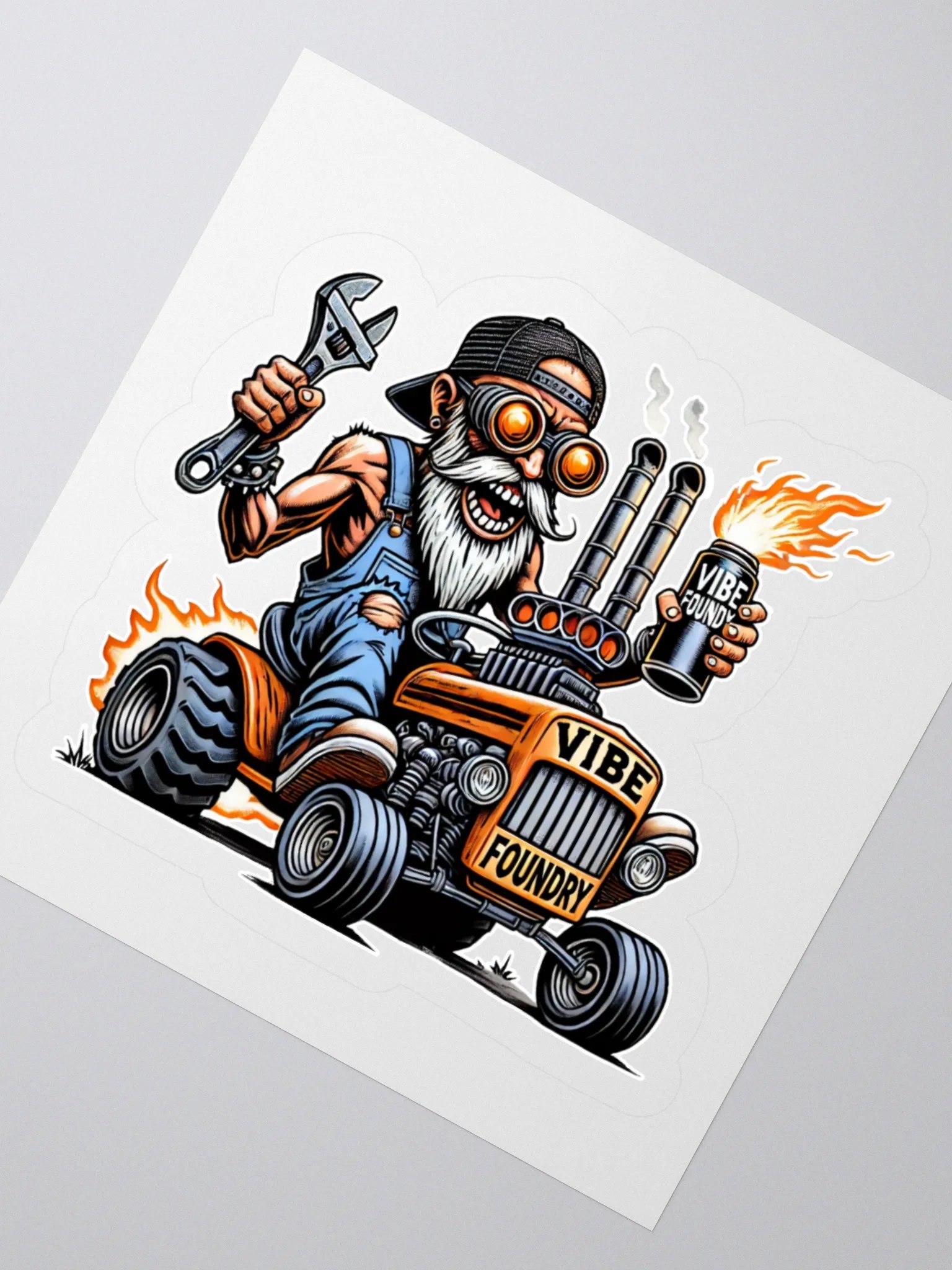 VIBE FOUNDRY – REDNECK BOOST STICKER product image (6)