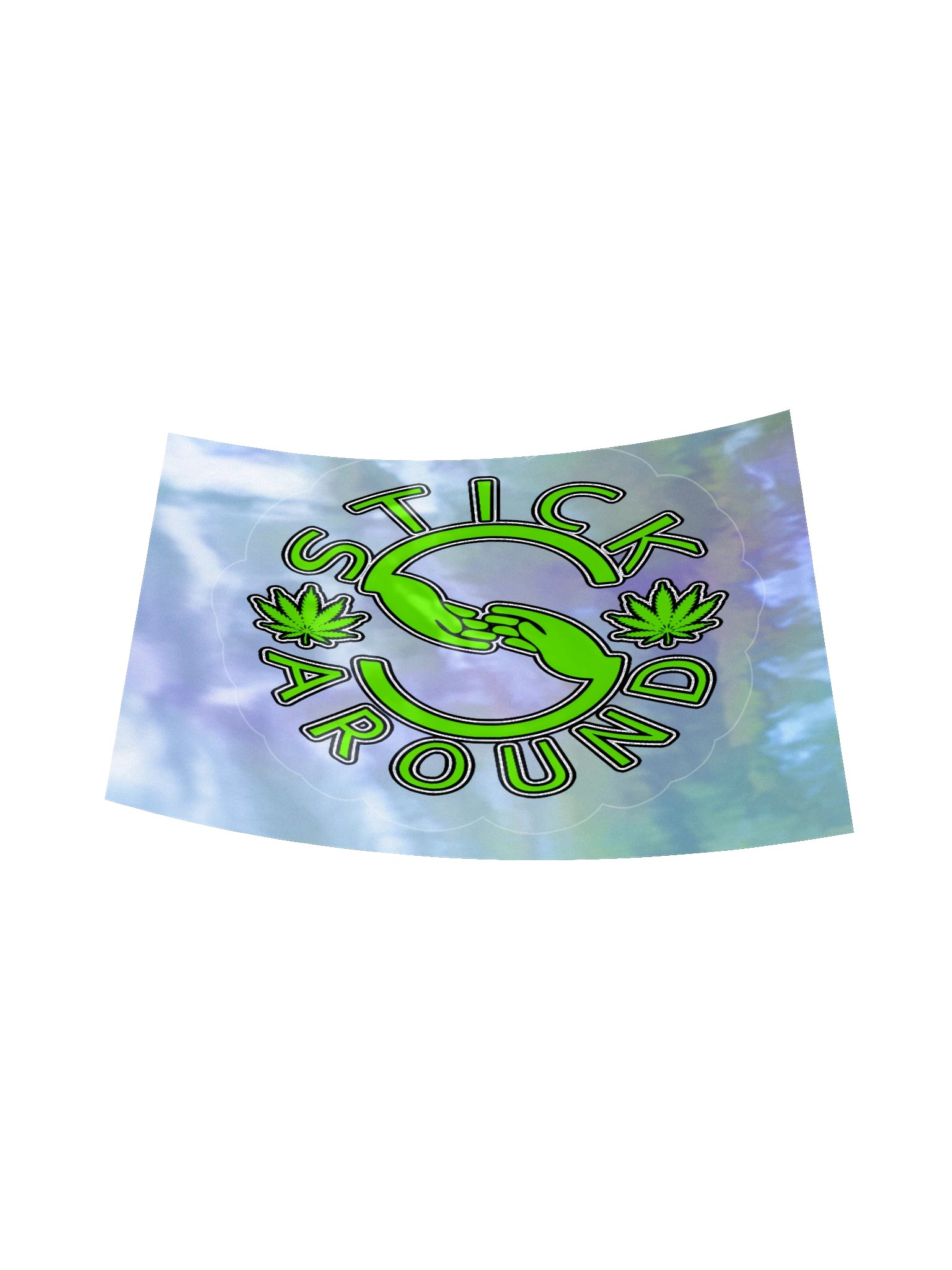 Stick Around Holographic Sticker product image (17)