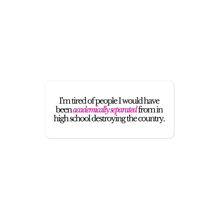 I’m Tired of People Sticker product image (2)