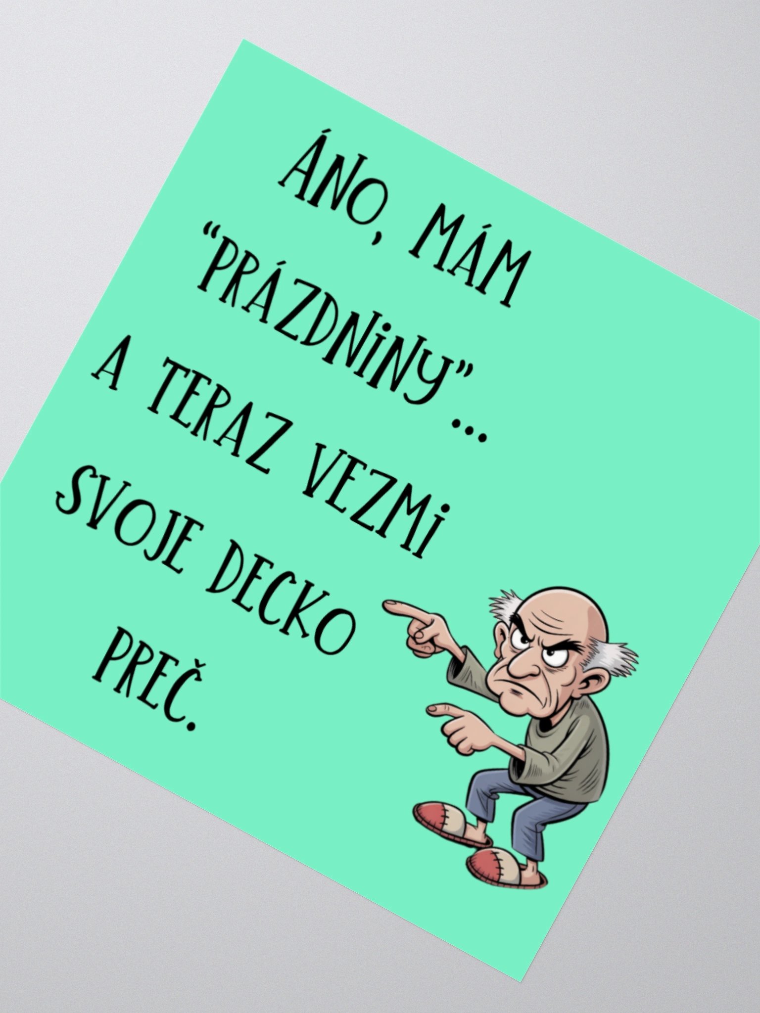 "Vezmi decko preč" nálepka product image (2)