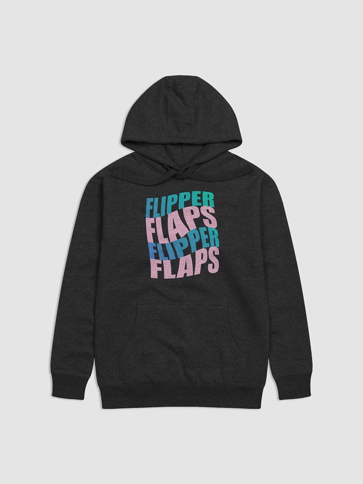 FlipperFlaps (Teal & Pink Text) Hoodie product image (9)