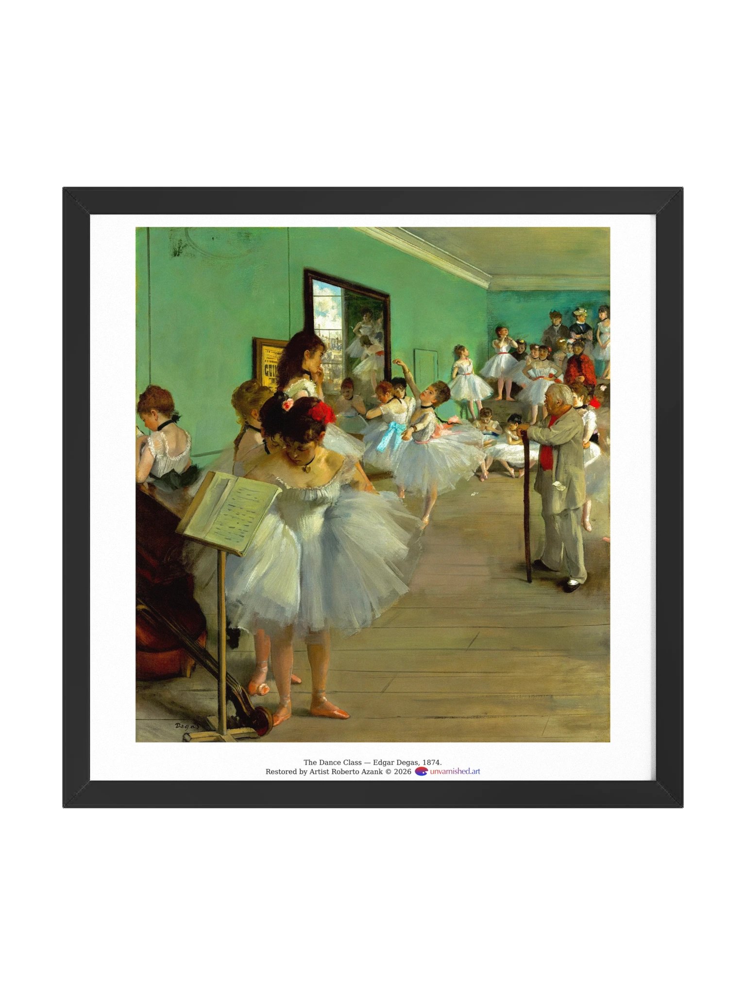 The Dance Class — Framed Matte Poster product image (1)