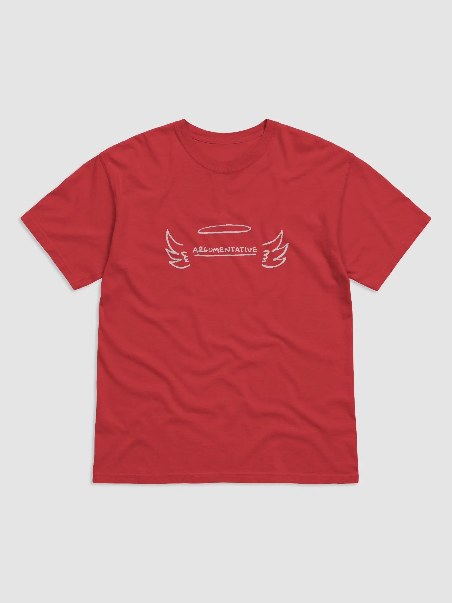 ANGELIC (white design) garment-dyed tee product image (2)