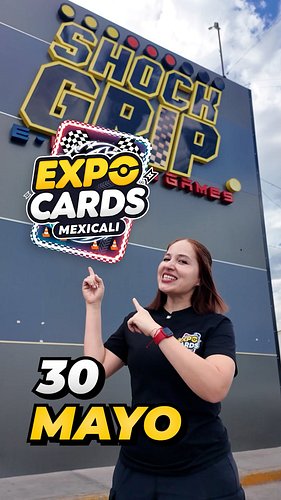 ¡ExpoCards Mexicali ya está aquí! Este 30 de mayo te esperamos en ShockGrip para vivir un evento lleno de TCG, Go Karts, comi...